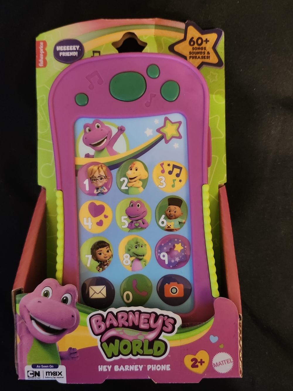 Barney's World My Barney Phone Interactive Toy Phone NWT
